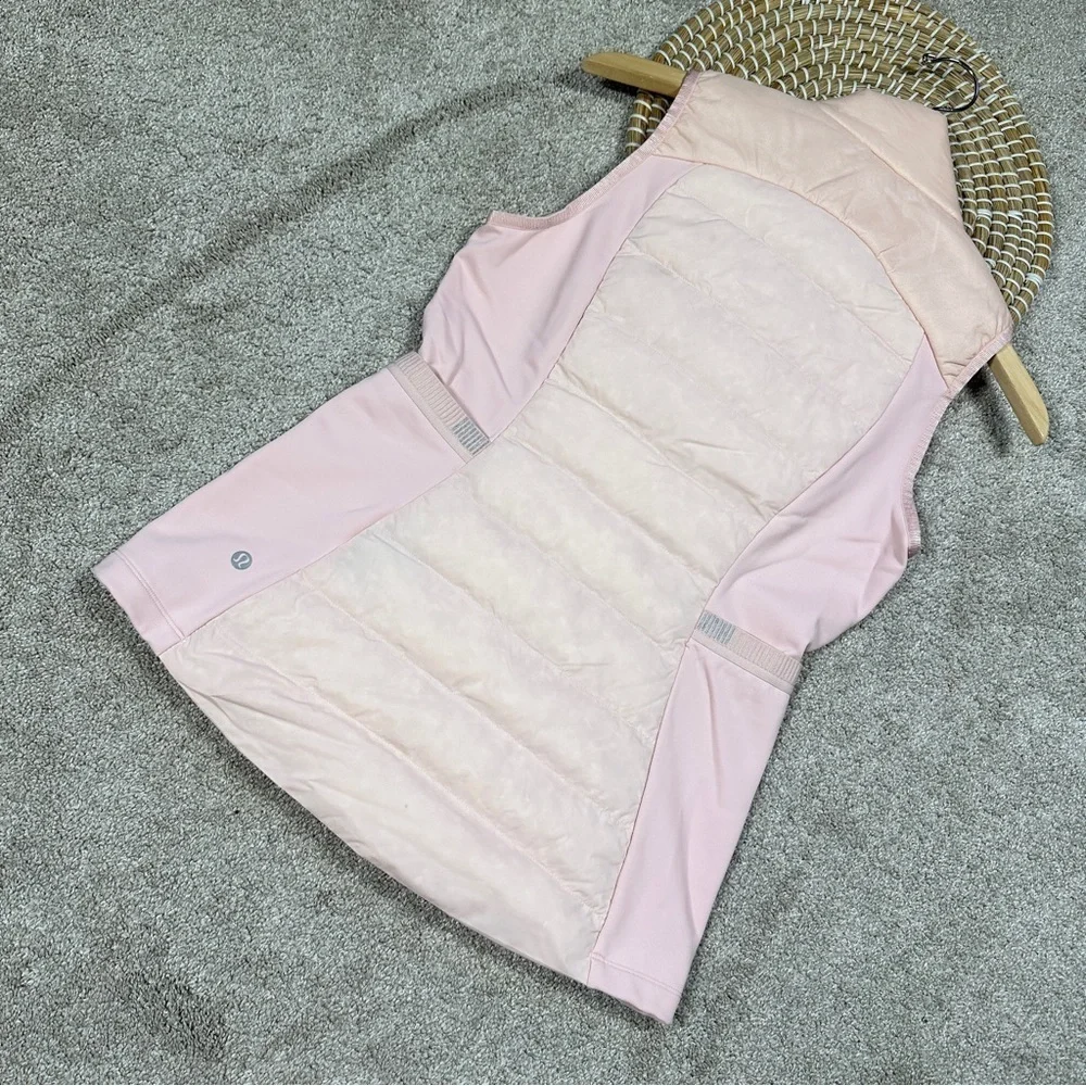 Lululemon Women’s Goose Down Feathers for It All Vest Full Zip in Pink Mist 6